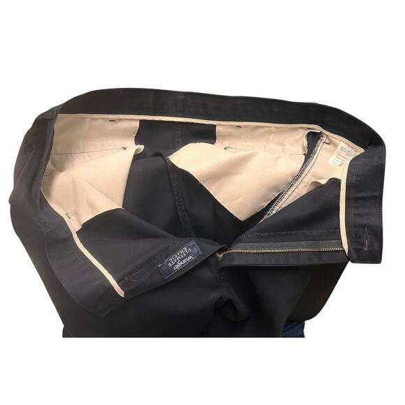 Wrangler Ultimate Khakis Mens Cotton Black Pants 38x30" Perfect Condition! - Picture 4 of 5